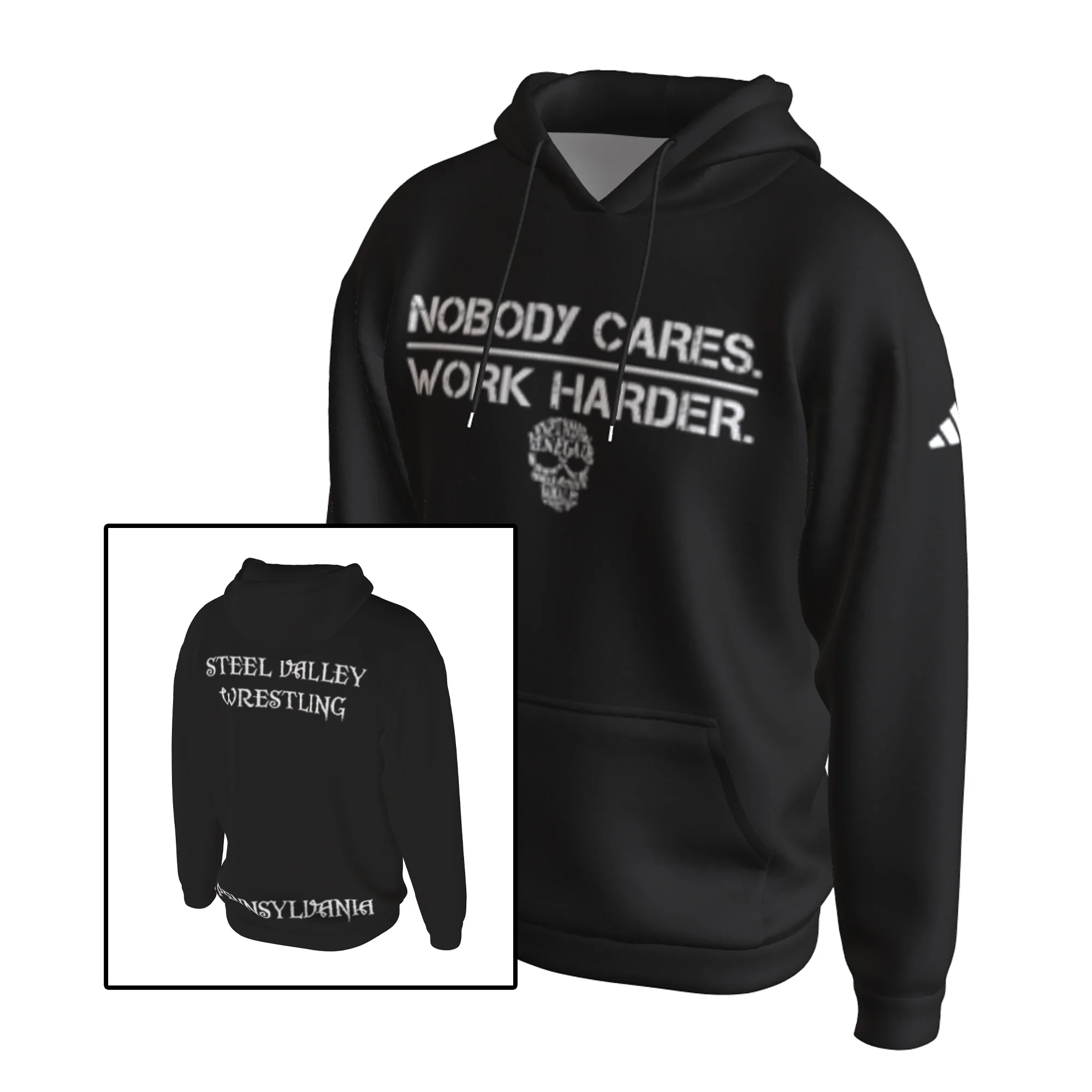 Team Store Steel Valley - Sublimated Black Hoodie