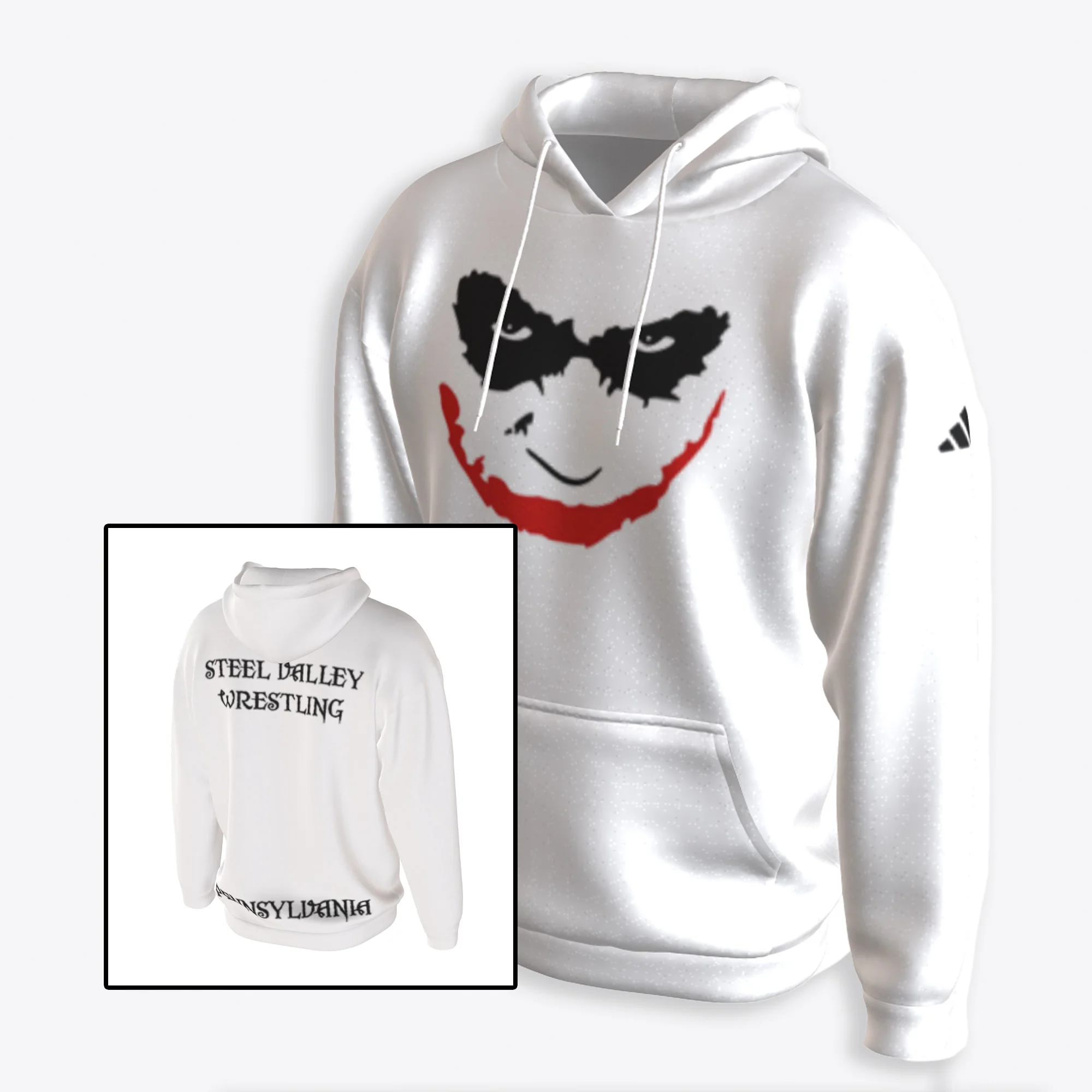 Team Store Steel Valley - Sublimated White Hoodie